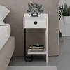 Hanah Home Noćni ormarić Sirius 32x61x30cm Beli