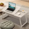 Huiersi Podesivi sto za laptop za krevet A55, 5 nivoa, Beli