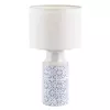 Rabalux AGNES Stona lampa, E27, 1x40W, Plavo-bela