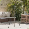 Tripod za logorsku vatru Crna 92 x 92 x 151,5 cm Čelik