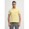 Tommy Hilfiger Polo majica 1985 MW0MW17771 Rumena Slim Fit