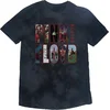 Pink Floyd Echoes Album Montage Wash Collection Dip-Dye On Black M Majica