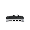 Satechi Satechi, Priključna postaja za Mac Mini 2024 s priključkom USB C in pomnilnikom SSD, Srebrna, (5000191847)