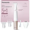 Panasonic Panasonic ES-WM31 Multifunkcijski trimer 5 v 1 za telo in bikini, ženski depilator, 5 nastavkov, vodoodporen (IPX7)