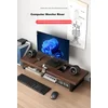 Shanshanmuyi Polica za monitor, 80×20 cm, Braon