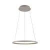 Schöner Wohnen 15570-39-LED luster na sajli QUILLO LED/36W/230V, prečnik 60 cm, siva, sa prigušiva