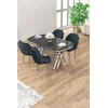 Hanah Home Trpezarijski set, 5 komada, Teget