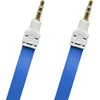 AUX kabel 2x3,5mm Jack 3m modri raven (eko embalaža)