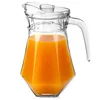 shumee Steklen vrč za pijačo, vodo, sok, limonado, s pokrovom, 1,2 l