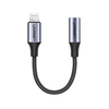 Adapter za zvok Ugreen Apple Lighting na AUX 3.5 mm, črno siv