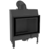 Kratki vgradni kamin NADIA/12/BLACK