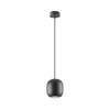 Redo 01-3477 - Luster na sajli BOOM 1xGU10/10W/230V, prečnik 12 cm, crna