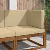 Jastuk za vanjsku sofU 3 pcs Bež Poliester