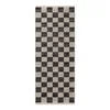 Črn/kremno bel obojestranski/ročno tkan tekač iz mešanice jute 80x300 cm Rex – Hanse Home