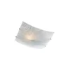 Redo 05-812 - Plafonsko svetlo SHAKE 1xE27/42W/230V 29,5x29,5 cm, belo