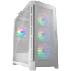 COUGAR | Duoface Pro RGB White | PC Case | Mid Tower / TG & Airflow Front Panel / 4 x ARGB Fans / TG Left Panel