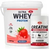 Olympic Ultra Whey Protein Jagoda 2.8kg + Olympic Creatine Monohydrate 500g