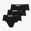 Bokserji Hugo Boss Hip Brief 3-Pack Boss One Black S