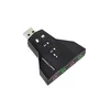 slomart ATL USB zunanja zvočna kartica 7.1, z dvema vhodoma/izhodoma (AK103D)