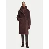 Rinascimento Umetni kožuh CFC0127146003 Temno rjava Oversize