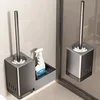Baihan Četka za WC šolju sa držačem, Tamnosiva