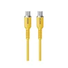 WDC-11 Kabl 3.1 USB tip C M/M 1.2m, za Super brzo punjenje 100W/480Mbps, Silicon Soft, žuti