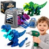 Trije DINOZAVRJI za VRTEČ IZVIJAČ IZVIJAČ NAREDITE 3D KOMPLET ZA KONSTRUKCIJO