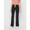 Black Women Flared Fit Pants ONLY Fever - Women