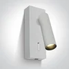 ZIDNA SVJETILJKA LED 3W/3000K/150lm/USB/BIJELA
