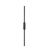 Crna zidna LED lampa 12W 3000K IP20 1m