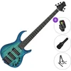Sire Marcus Miller M5 Swamp Ash-5 2nd Gen SET Transparent Blue 5 strunska bas kitara