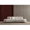 Atelier del Sofa Ugaona garnitura Pars Cream, 100x70x300 cm, Bež