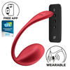 VIBRACIJSKI JAJČEK Satisfyer Shiny Petal Red