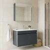 HANAH HOME Kupatilski ormarić sa umivaonikom i ogledalom (2 komada) Tivoli 85 692