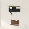 Vješalica za kapute na zidu Zidne Crni hrast 40 x 10,5 x 18 cm