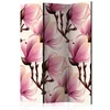 artgeist Paravan Blooming Magnolias, Dvostranski, 3-Delni