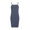 Karl Lagerfeld Poletna obleka  Ikon Gestreiftes Jerseykleid  temno modra