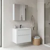 HANAH HOME Kupatilski ormarić sa umivaonikom i ogledalom (2 komada) Messina 65 v2 401