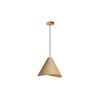 Drveni luster na sajli 1xE27/60W/230V, prečnika 45 cm, masivan/hrast/kaučukovac
