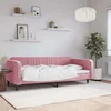 Dnevni krevet ružičasti 90 x 200 cm baršunasti