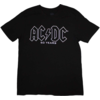 AC/DC Majica Logo History Black L