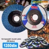 Set lepezastih brusnih ploča 10 komada