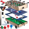 shumee Multi igralna miza 4v1 80x43x30cm NS-800 lesena
