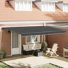 Okvir tende Antracit 450 × 300 cm Poliester s PU premazom