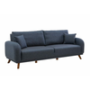 Atelier Del Sofa Raztegljiv kavč s tremi sedeži, Hera - temno modra