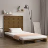 Vidaxl vidaXL Vzglavje postelje medeno rjave barve 81x3x91,5 cm borov les