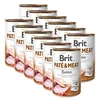 Konzerva Brit Paté & Meat Rabbit, 12x400 g