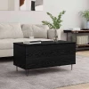 Stolić za kavu Crni hrast 90 x 44.5 x 45 cm Konstruirano drvo