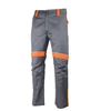 LACUNA Radne pantalone GREENLAND sivo-narandžaste