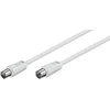 MicroConnect Koaksialni kabel M-F, 1.5m, bel, 75 Ohm